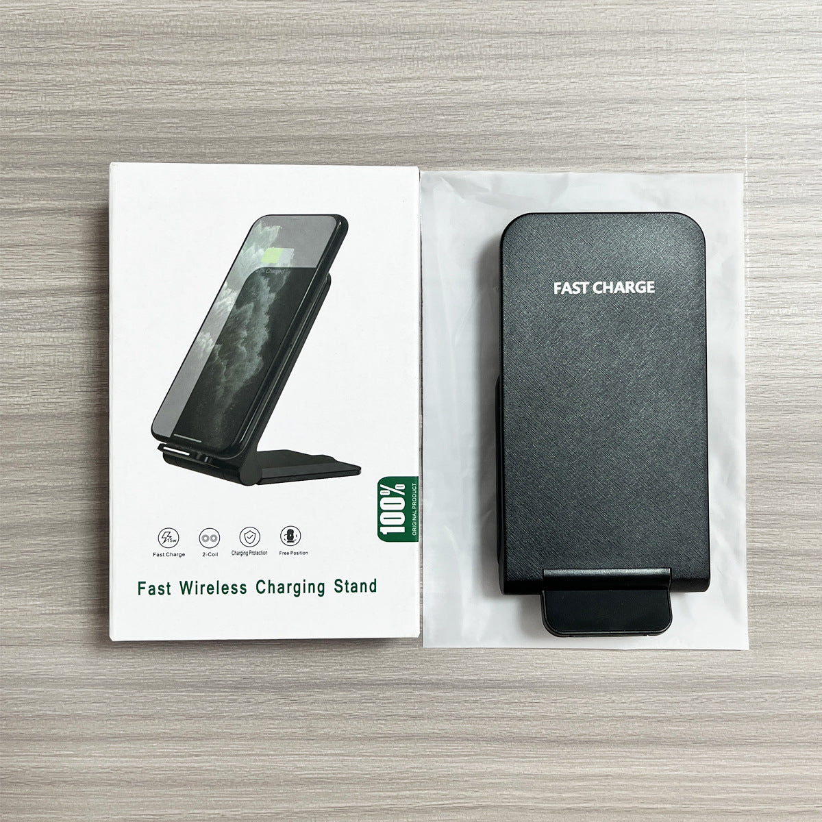 SpeedStand - Upright 15W Fast wireless charging stand